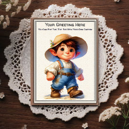 Whimsical Everyday Sentiment Vintage Art Postcard ポストカード