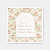 Whimsical Fairy Baby Shower スタンダードカクテルナプキン (正面)