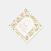 Whimsical Fairy Baby Shower スタンダードカクテルナプキン (角)