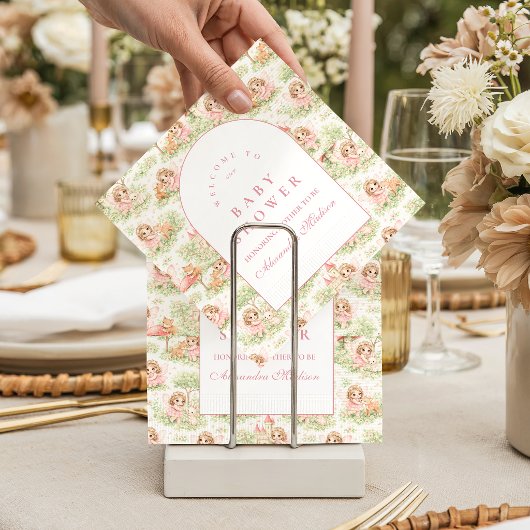 Whimsical Fairy Baby Shower スタンダードカクテルナプキン