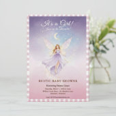 Whimsical Fairy Baby Shower Invitation 招待状 (スタンド正面)