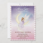Whimsical Fairy Baby Shower Invitation 招待状 (正面)
