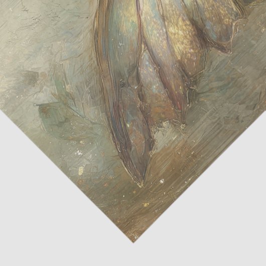 Whimsical Fairy Crimson Ballet Costume Decoupage  薄葉紙 (詳細)