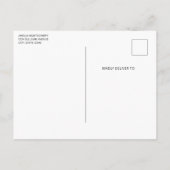 Whimsical Fairy Doll Retro Cute 案内ポストカード (裏面)