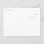 Whimsical Fairy Doll Retro Cute Birthday インビテーションポストカード (裏面)