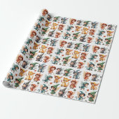 Whimsical Fairy & Forest Friends Wrapping Paper ラッピングペーパー (アンロールド)