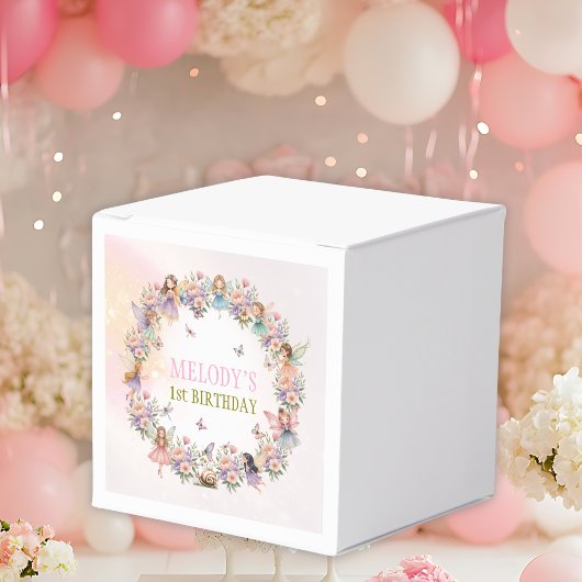 Whimsical fairy garden Hershey's Candy Favors フェイバーボックス