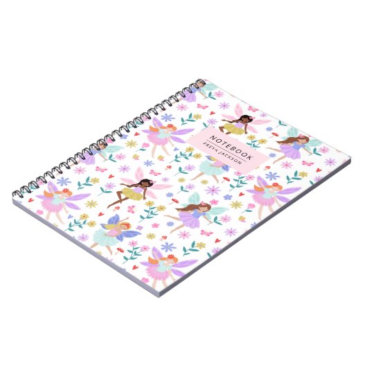 Whimsical Fairy Garden Notebook ノートブック (左側)