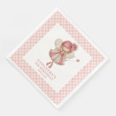 Whimsical Fairy Girl 6th Birthday Blush Floral  (コーナー)