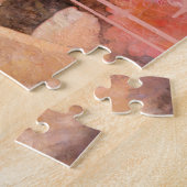 Whimsical Fairy in Dreamy Pink Floral Garden ジグソーパズル (側面)