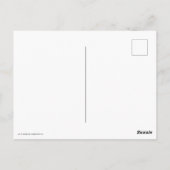 Whimsical Fairy in Dreamy Pink Floral Garden ポストカード (裏面)