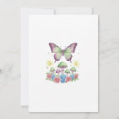 Whimsical Fairy Tale Birthday Card Invitation 招待状 (裏面)