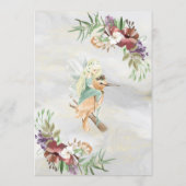 Whimsical Fairy Woodland Floral Birthday 招待状 (裏面)