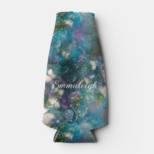  whimsical fantasy butterfly flight ボトルクーラー (正面)