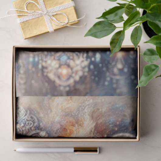 Whimsical Fantasy Lion King Aslan Decoupage 薄葉紙 (ギフト)