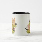 Whimsical Farm Hens Mug マグカップ (中央)