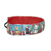 Whimsical Festive Cats Christmas  アスレチックヘッドバンド (左)