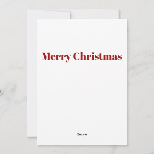 Whimsical Festive Fat Cat シーズンカード (裏面)