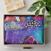 Whimsical Fish Trio Funky Decoupage 薄葉紙 (ギフト)