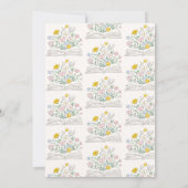 Whimsical Floral A New Chapter Bridal Shower  招待状 (裏面)