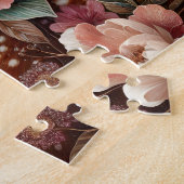 Whimsical Floral Deer Forest ジグソーパズル (側面)