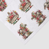 Whimsical Floral Easter for Shells  Decoupage 薄葉紙 (詳細)