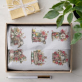 Whimsical Floral Easter for Shells  Decoupage 薄葉紙 (ギフト)