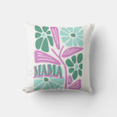 Whimsical Floral Mom  クッション (正面)