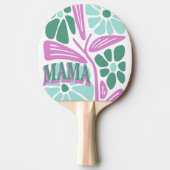 Whimsical Floral Mom  卓球ラケット (正面)