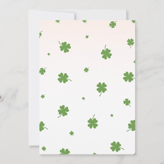 Whimsical Floral Red Cute Bug Ladybug 1st Birthday 招待状 (裏面)