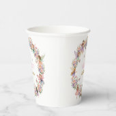 Whimsical flower fairy garden 2nd birthday  紙コップ (右)