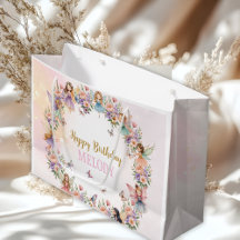 Whimsical flower fairy garden birthday 