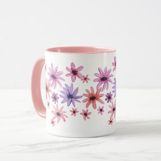 Whimsical Flowers マグカップ (正面左)