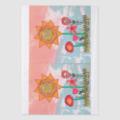 Whimsical Flowers  薄葉紙 (正面)