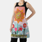 Whimsical Flowers All-Over Print Apron エプロン (インサイチュ)