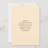 Whimsical Flowers in a Planter Pot サンキューカード (裏面)