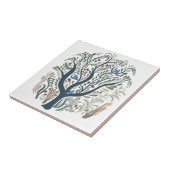 Whimsical Folk Art Forest  Earth Tones タイル (側面)