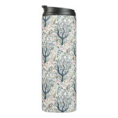 Whimsical Folk Art Forest Earth Tones タンブラー (回転右)