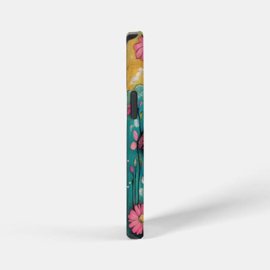 Whimsical Folk Art Houses iPhoneケース (右側面)