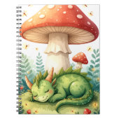 Whimsical Forest Dragon Notebook ノートブック (正面)