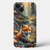 Whimsical Forest Fox iPhone / iPad Case Case-Mate iPhoneケース (裏面)