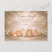 Whimsical Forest Friends Diapper Raffle エンクロージャーカード (正面)