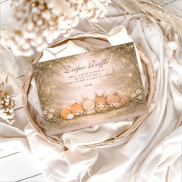 Whimsical Forest Friends Diapper Raffle  エンクロージャーカード