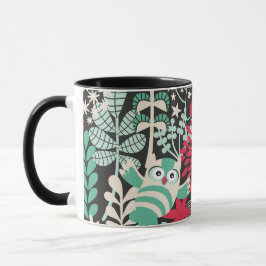 Whimsical Forest Owl マグカップ