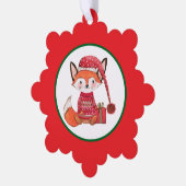 Whimsical Fox オーナメントカード (左)