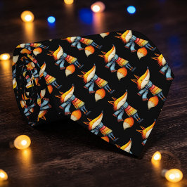 Whimsical Fox Custom Necktie Tie ネクタイ