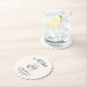 Whimsical Fresh Off The Market Bridal Shower  ペーパーコースター (インサイチュ)