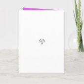 Whimsical Frog Cute Woodland Art Friendship Card サンキューカード (裏面)