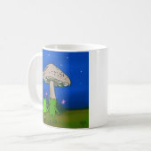 Whimsical Frog Journey Storybook Woodland Art Mug コーヒーマグカップ (正面左)