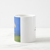 Whimsical Frog Journey Storybook Woodland Art Mug コーヒーマグカップ (中央)